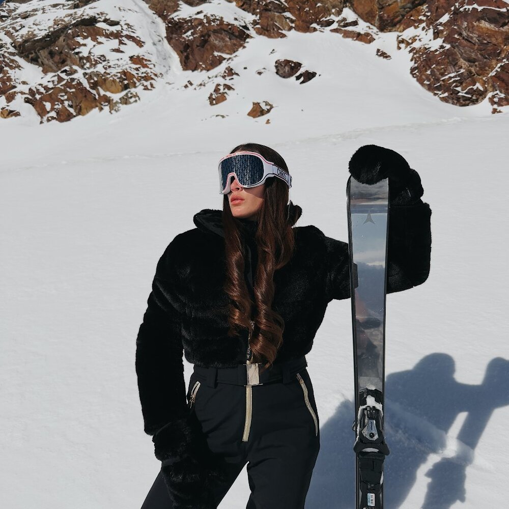 Altitude Faux Fur Ski Suit - Panthère